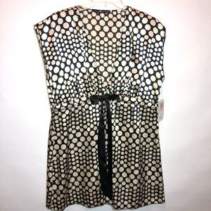 Love Squared Satin Empire Tie Waist Blouse Sz 14